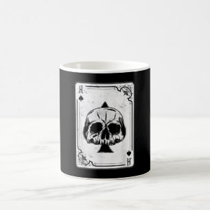 Mug Emo Gothique Et Punk Ace de Spades Poker Jeu