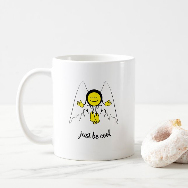 Mug Emoji d'ange (Avec donut)
