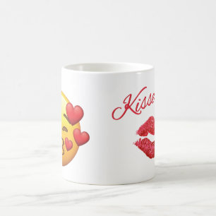 Mug Emoji de baiser/coeur