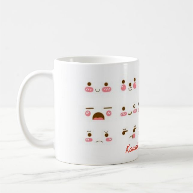 Mug Emoji de Kawaii (Gauche)