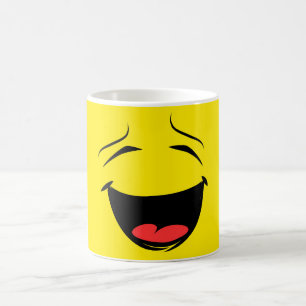 Mug Emoji du visage joyeux et souriant