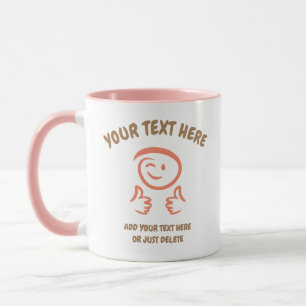Mug Emoji En Train D'Éclater Fait Face À Deux Pouces E