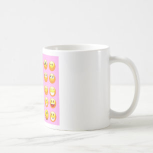 Mug émoji rose pastel