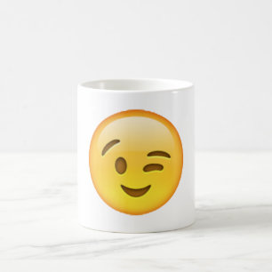 Mug Emoji - Winking