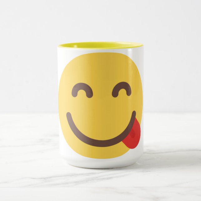 Mug Émoticône Visage Sourire (Centre)