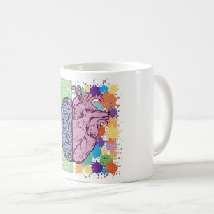 Mug Émotion de balance cardiaque du cerveau
