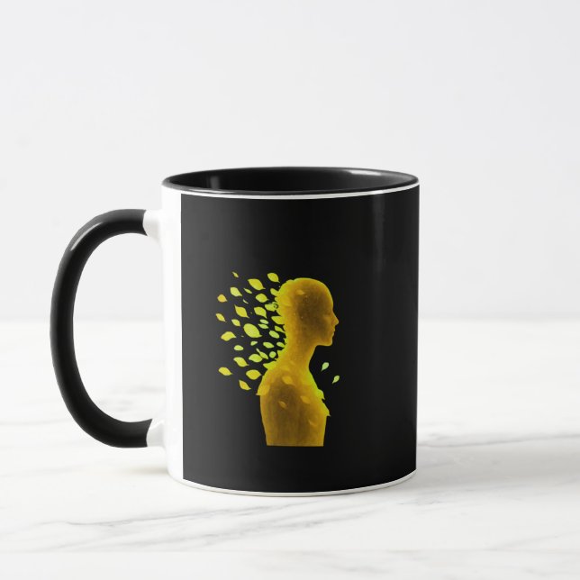 Mug Emotional Healing Silhouette • Petal Release (Gauche)