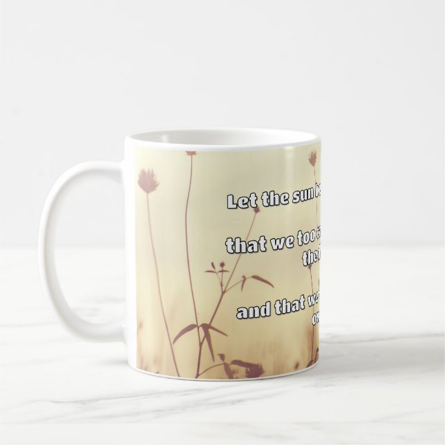 Mug Empath Shine Positive Encouragement Citation (Gauche)