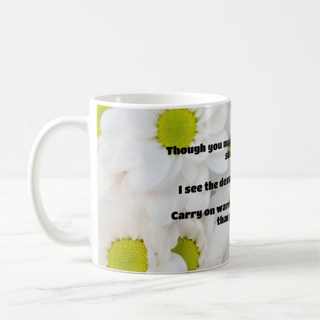 Mug Empath Warrior Citation positive Encouragement (Gauche)