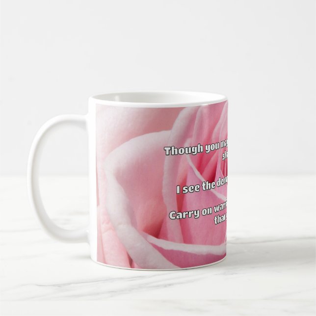 Mug Empath Warrior Citation positive Encouragement (Gauche)