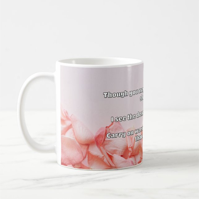 Mug Empath Warrior Citation positive Encouragement (Gauche)