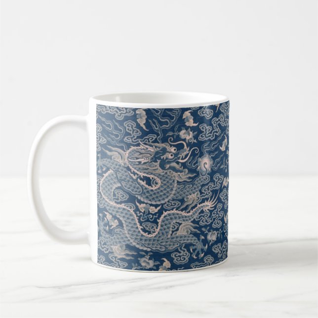 Mug Empereur Dragon Design Détail Chine 19e siècle (Gauche)