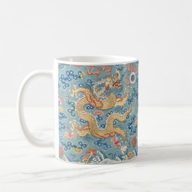 Mug Empereur Dragon Design Détail Chine 19e siècle (Gauche)