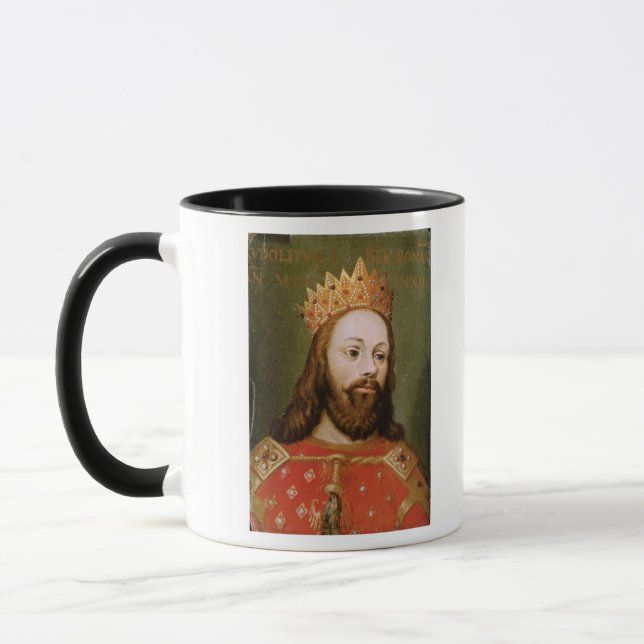 Mug Empereur romain saint sans couronne de Rudolf I (Gauche)