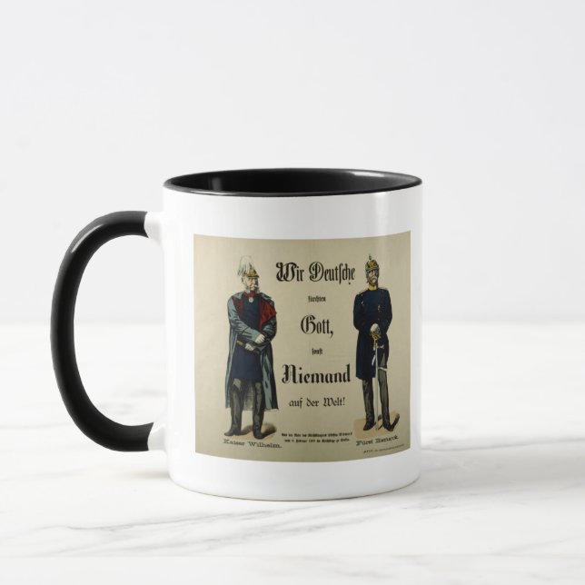 Mug Empereur Wilhelm I et prince Bismarck (Gauche)