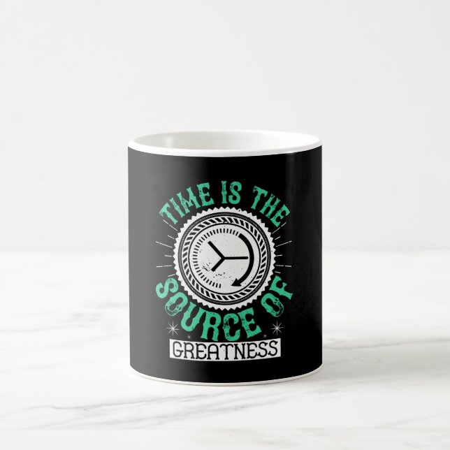 Mug Emploi - Le temps est la source de la grandeur (Centre)