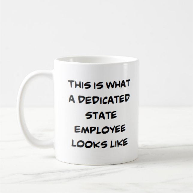 Mug employé de l'état, dédié (Gauche)