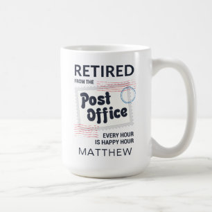 Mug Employé de poste retraité Mailman personnalisé