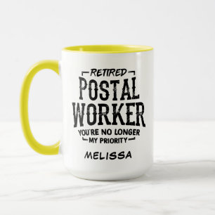Mug Employé de poste retraité Mailman retraite personn