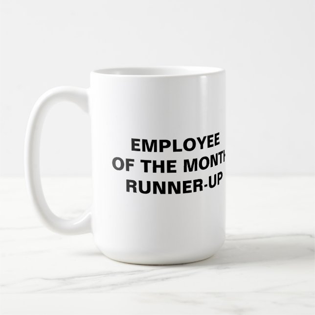 Mug Employé du mois, candidat (Gauche)