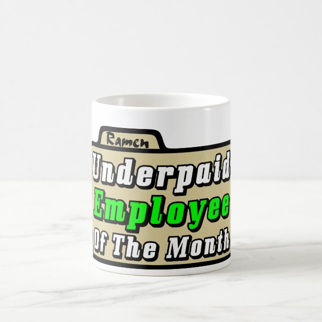 Mug Employé sous-payé du mois ! (Centre)