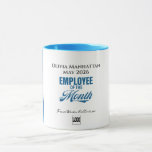 Mug Employee of the Month Custom Business Recognition<br><div class="desc">Recognize outstanding effort with a keepsake that’s both meaningful and memorable. This modern typography Employee of the Month mug turns everyday appreciation into a practical award they’ll enjoy again and again. Personalized with the employee’s name, company name, and award date, it celebrates the reliability, teamwork, and positive impact that make...</div>