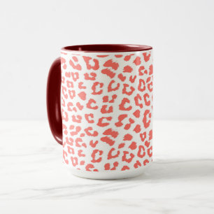 Mug Empreinte de léopard de corail