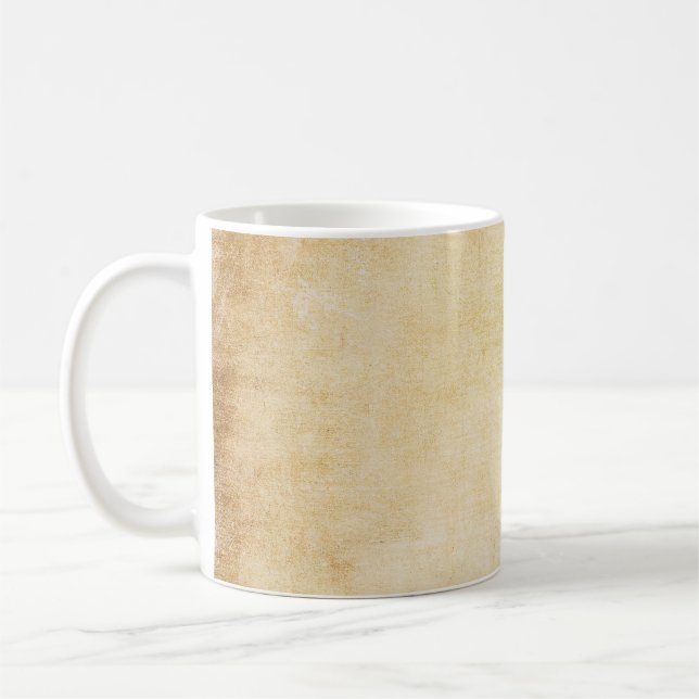 Mug Empreinte de léopard dessiné à la main, texture aq (Gauche)