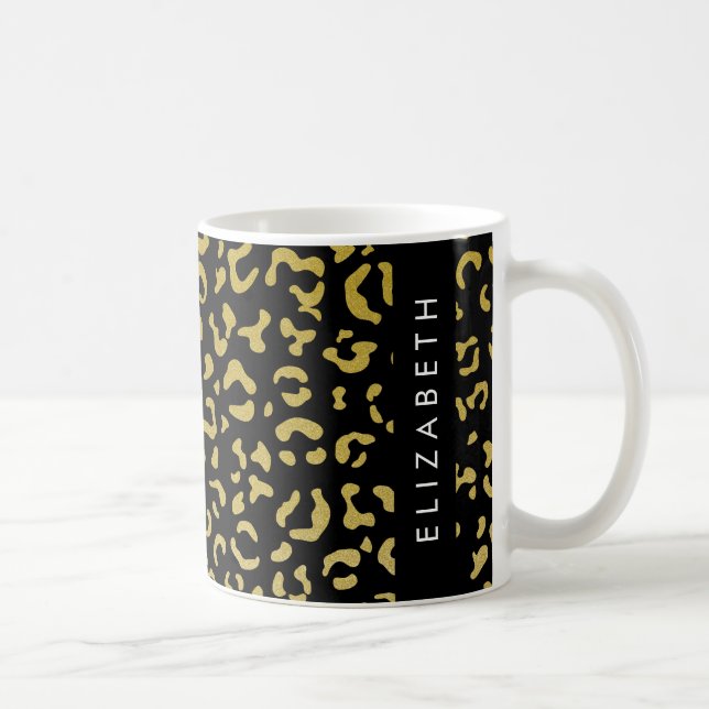 Mug Empreinte de léopard, Leopard d'or, Parties scinti (Droite)