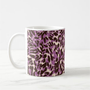 Mug Empreinte de léopard, Motif animal classique.