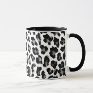 Mug Empreinte de léopard noir et blanc