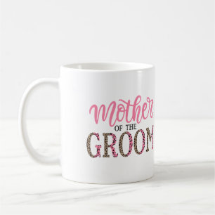 Mug Empreinte de léopard personnalisé Mère de Groom Ca