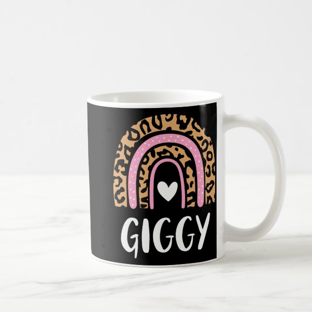 Mug Empreinte de léopard Rainbow Cute Mères Day Funny  (Droite)