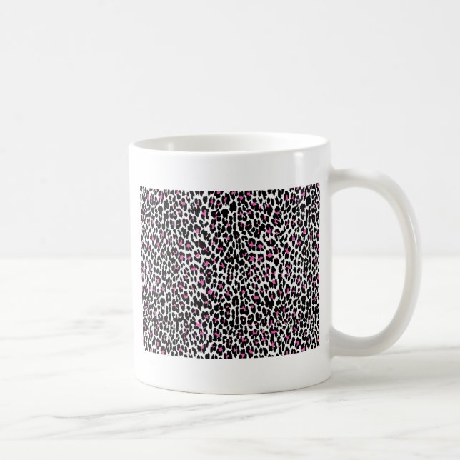 Mug empreinte de léopard rose (Droite)