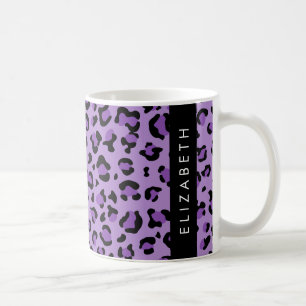 Mug Empreinte de léopard, Spots, Leopard Violet, Votre