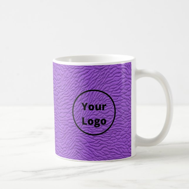 Mug Empreinte de moquette violette (Droite)