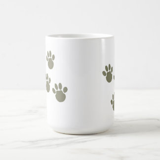 Mug empreinte de pas d'animal familier