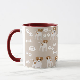 Mug Empreinte de patte de chiot de chien mignon Motif