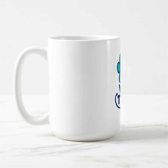 Mug Empreinte de patte de technicien vétérinaire (Gauche)