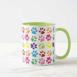 Mug Empreinte de patte personnalisé