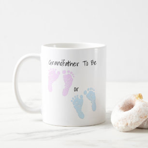 Mug Empreintes Bébé Grand-Père À Être Faire-part