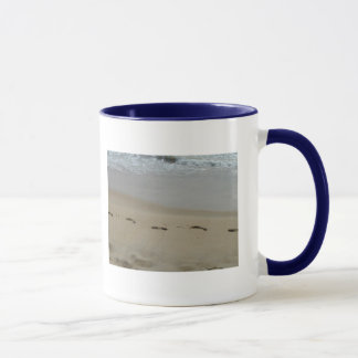 Mug Empreintes dans la boue de sable