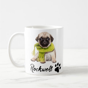 Mug Empreintes de pattes Cadre personnalisé Photo pour