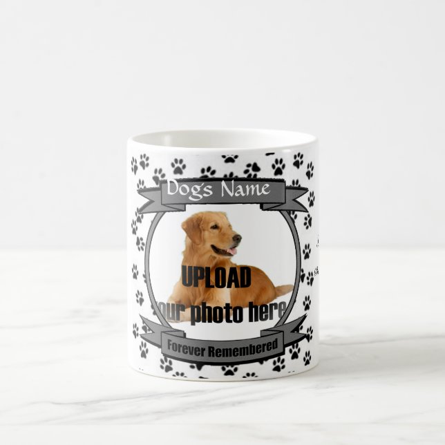 Mug empreintes de pattes Dog Memorial Keepsaké (Centre)