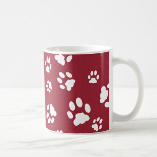 Mug Empreintes de pattes personnalisables