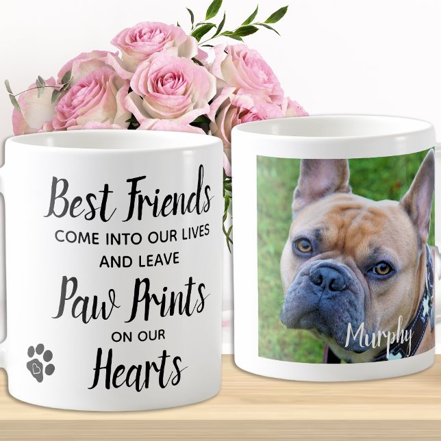 Mug Empreintes de pattes sur nos coeurs Pet Memorial P (Créateur téléchargé)