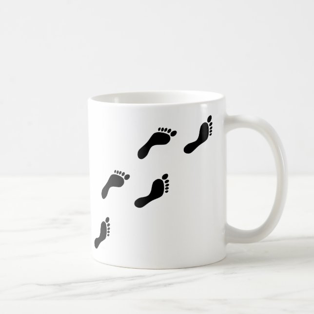 Mug empreintes noires (Droite)
