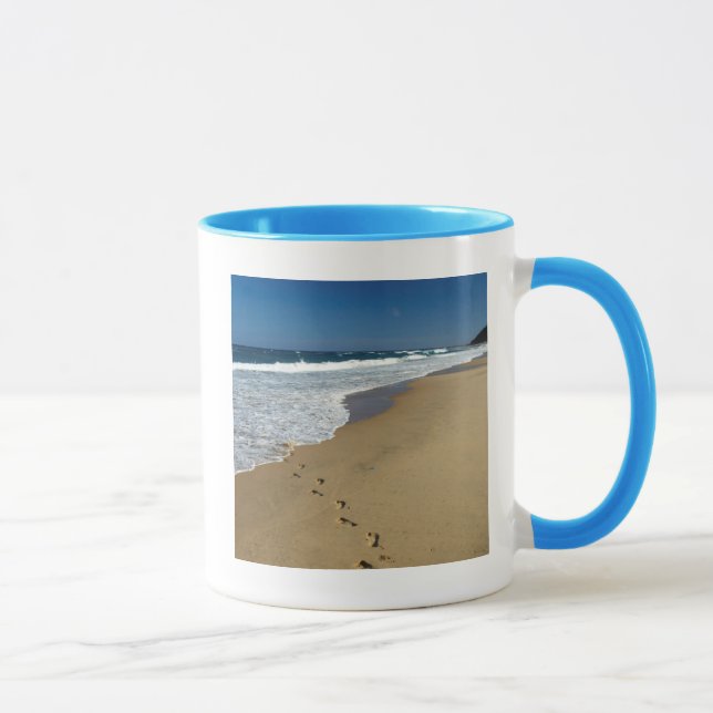 Mug Empreintes sur la plage, Mabibi, Thongaland (Droite)