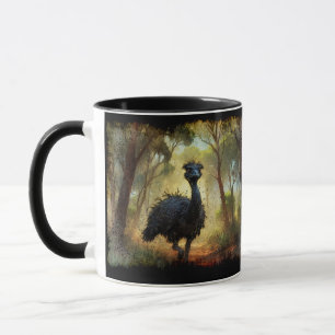 Mug Emu et Forêt extérieure australienne