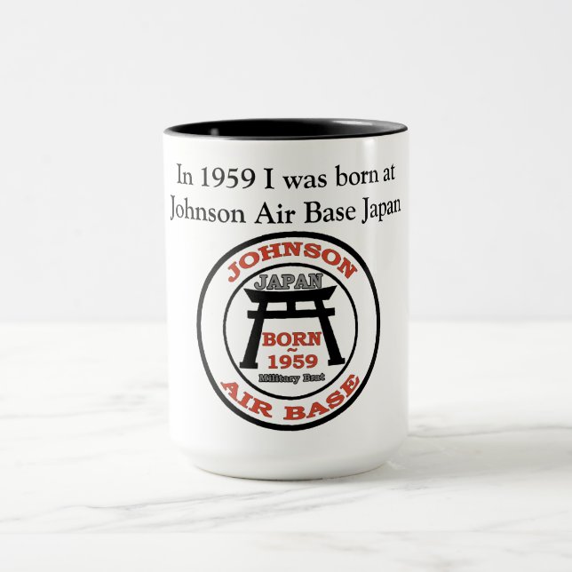 Mug En 1959 j'étais né à la base aérienne Japon de (Centre)